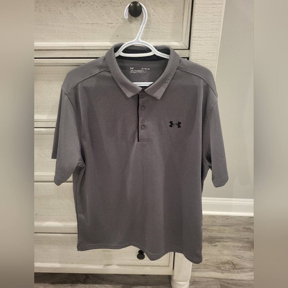Under Armour Men's Charcoal Polo Shirt